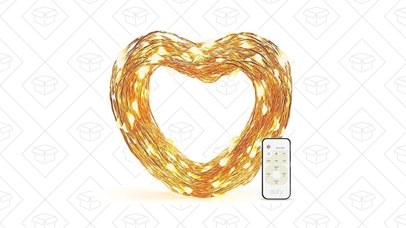 Eufy String Lights with remote | $10 | Amazon | Use code XMASLIT2Eufy String Lights | $8 | Amazon